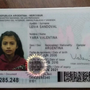 Buy Argentina ID Card Online