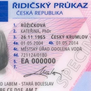 Buy Czech Republic Driver’s License Online